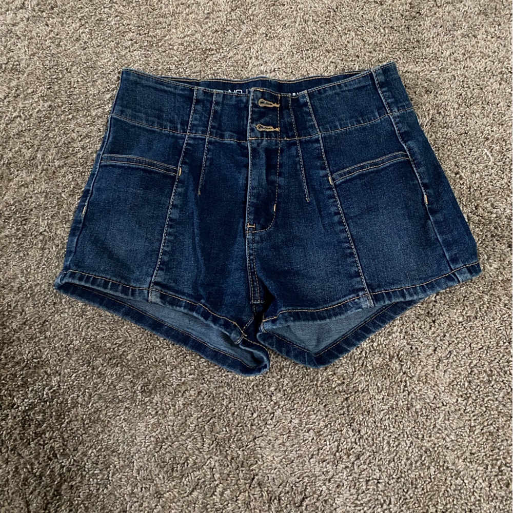High Waisted Denim Shorts
